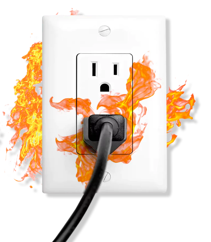 Fuego tipo C ocasionado por fallas eléctricas