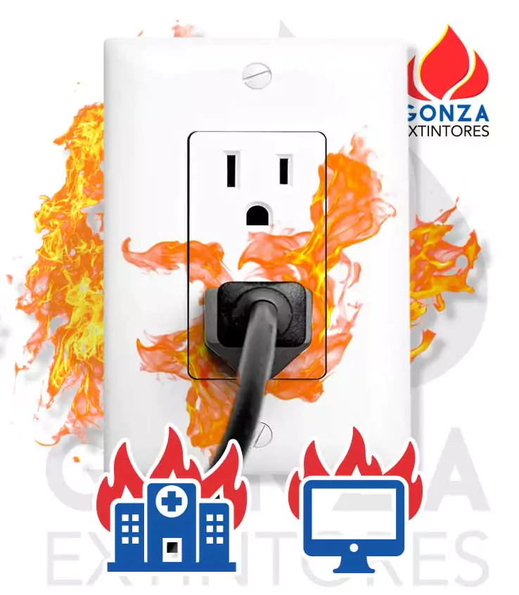 Fuego Clase C en Hospitales de San Luis Potosi
